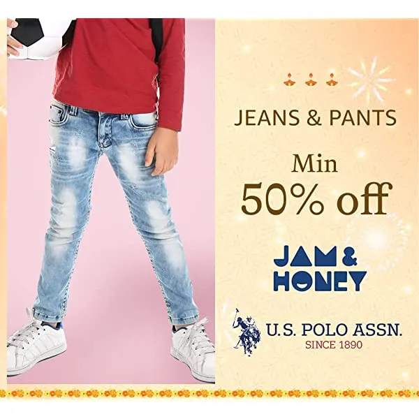 Jeans & Pants - Min 50% Off