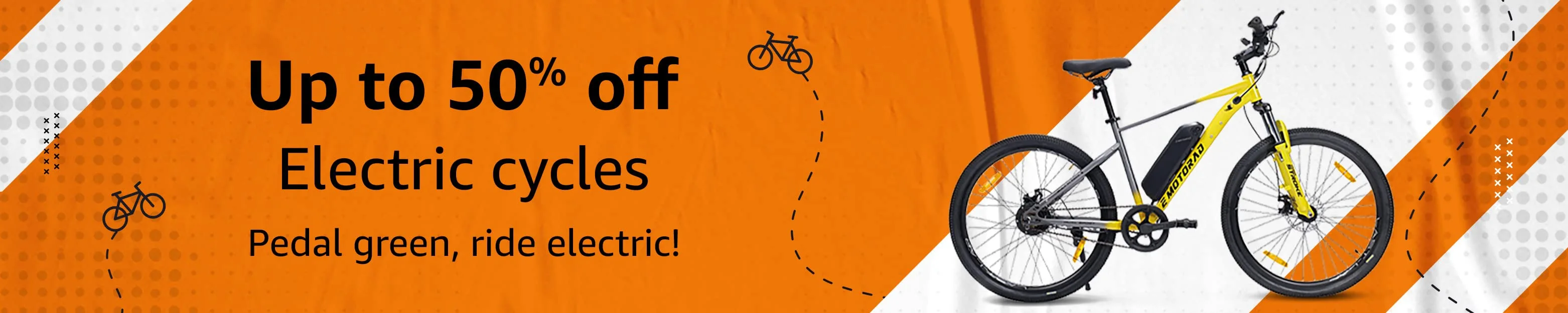 Electric Cycles - Upto 50% Off