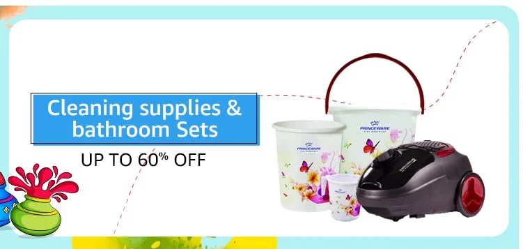 Cleaning Supplies & Bathroom Sets
