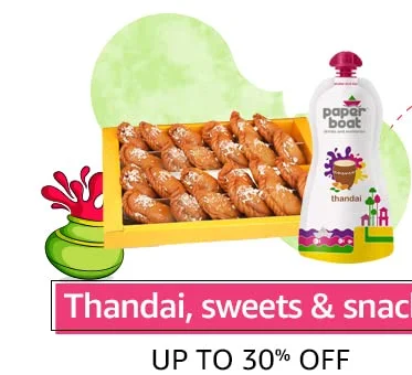 Thandai, Sweets, Snacks