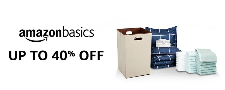 Up to 40% off: Summer store from AmazonBasics